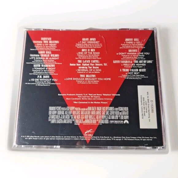 Boomerang Original Soundtrack Album CD Pre-Owned Very Good - Picture 2 of 3